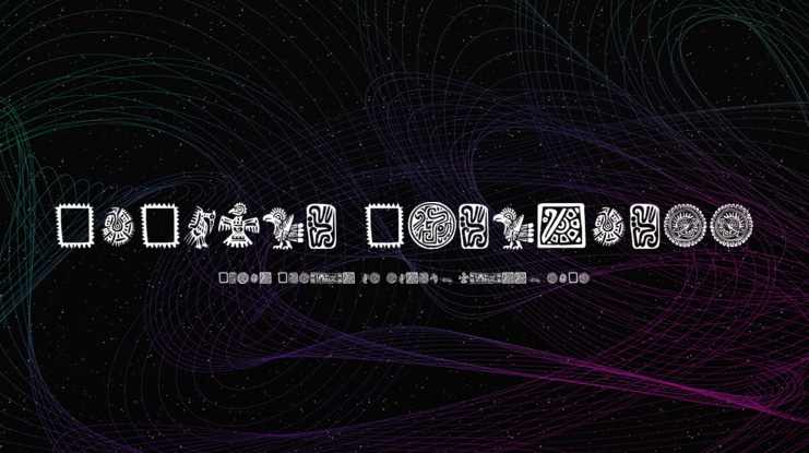 Mexican Ornaments Font