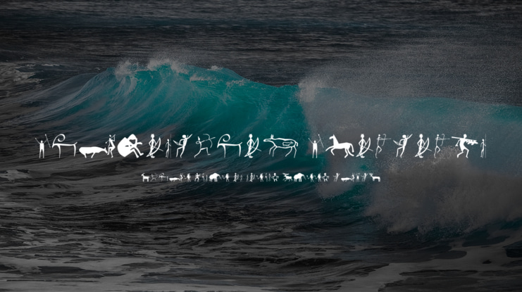Prehistoric Paintings Font