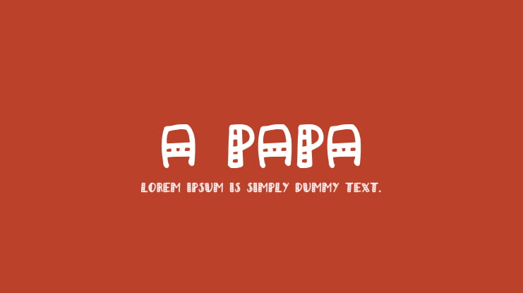 a Papa Font
