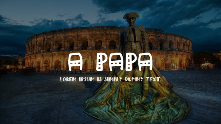 a Papa Font