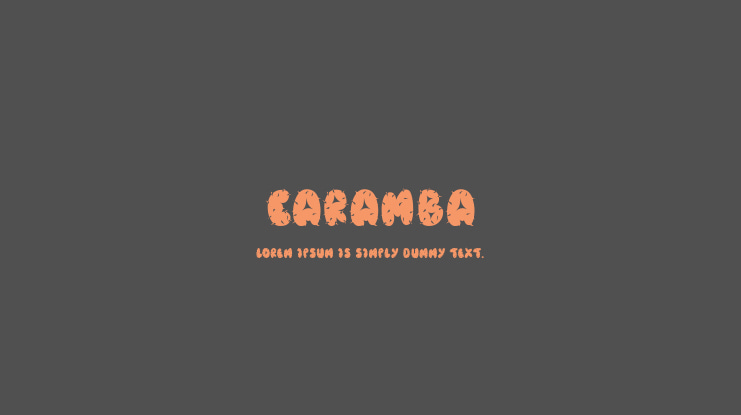 Caramba Font