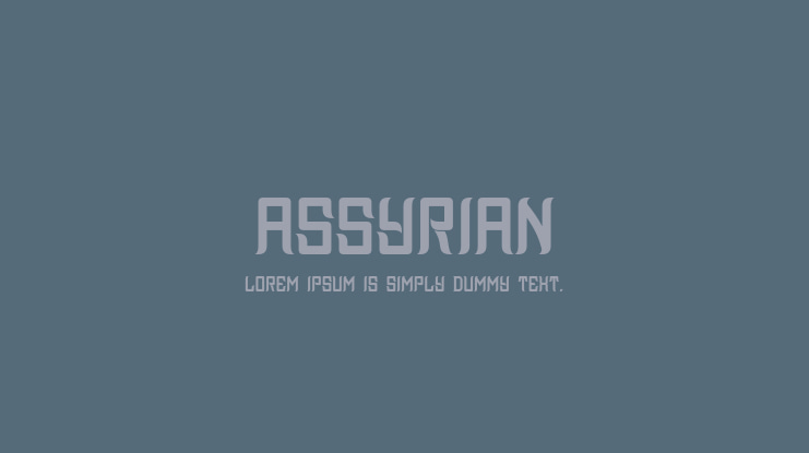 Assyrian Font Family