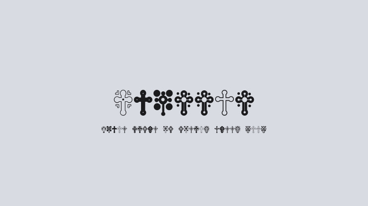 Crosses Font