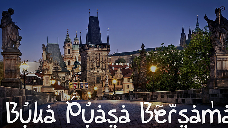 Buka Puasa Bersama Font