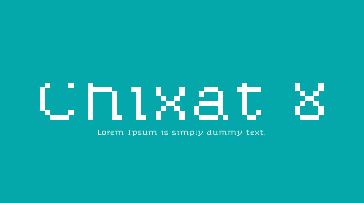 Chixat 8 Font