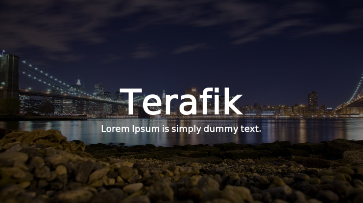 Terafik Font Family