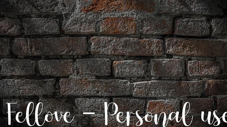 Fellove - Personal use Font
