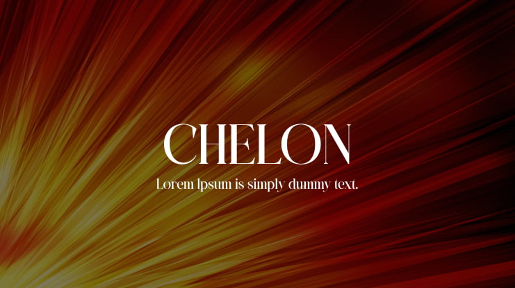 CHELON Font Family