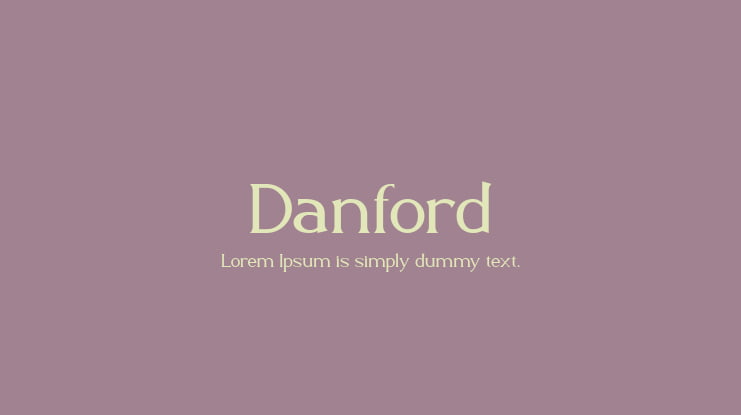 Danford Font