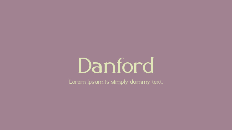 Danford Font