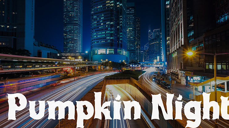 Pumpkin Night Font