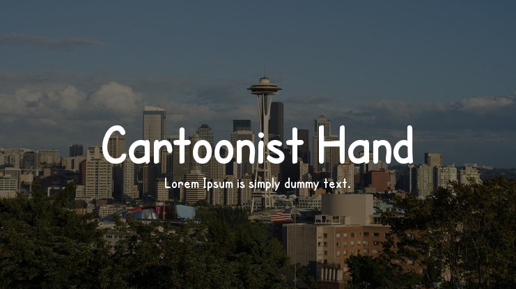 Cartoonist Hand Font Family