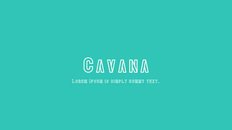 Cavana Font