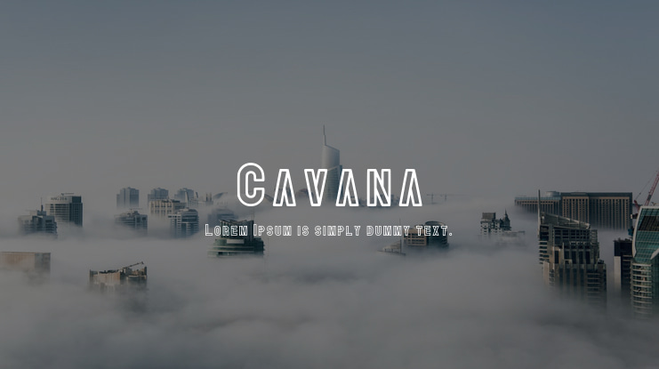 Cavana Font
