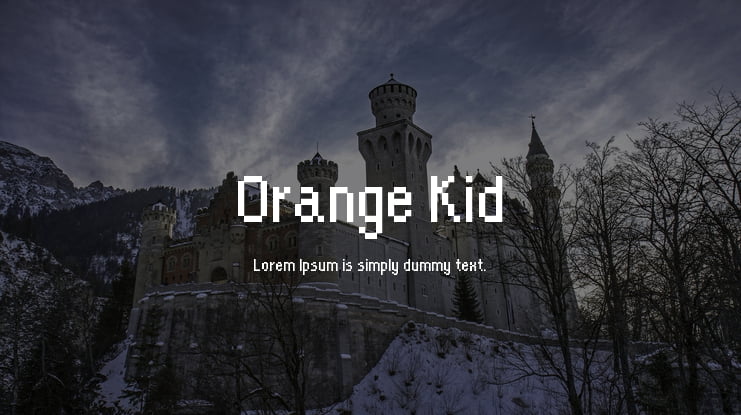 Orange Kid Font