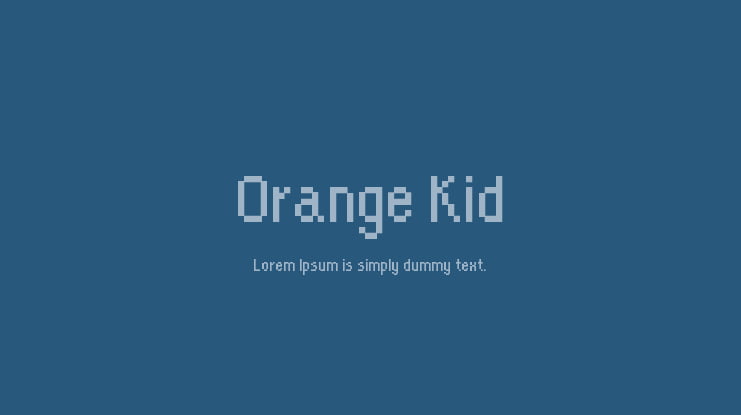 Orange Kid Font