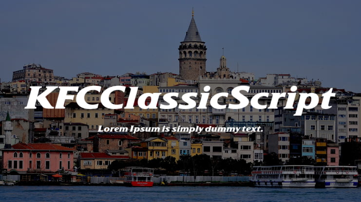 KFCClassicScript Font