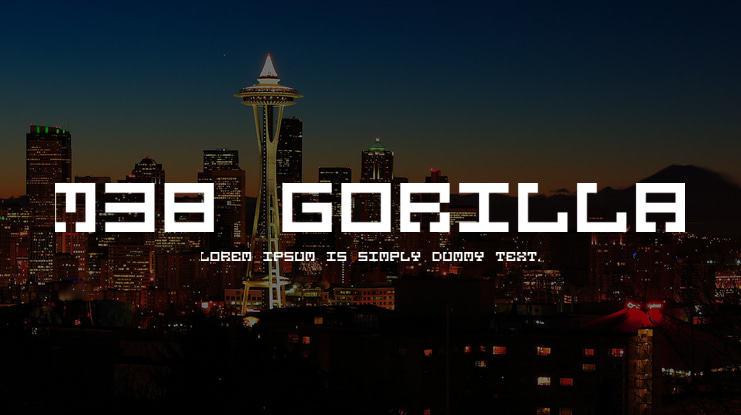 M38 Gorilla Font