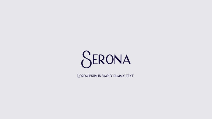 Serona Font
