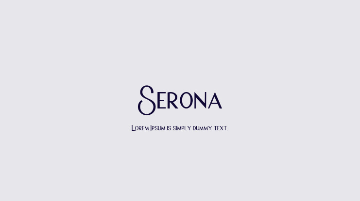 Serona Font
