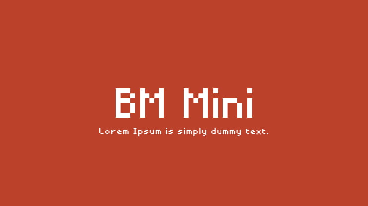 BM Mini Font