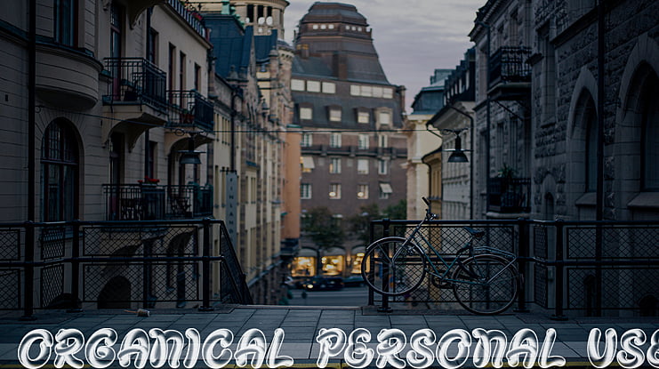 ORGANICAL PERSONAL USE Font