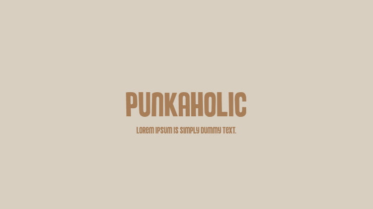 Punkaholic Font Family