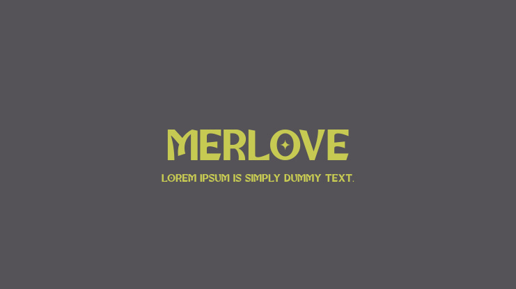 Merlod Font, Webfont & Desktop