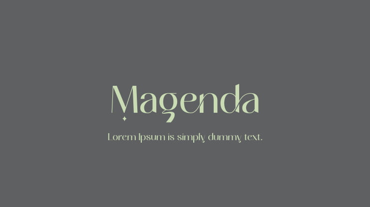 Magenda Font