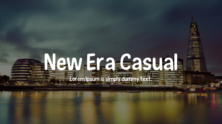 New Era Casual Font Family