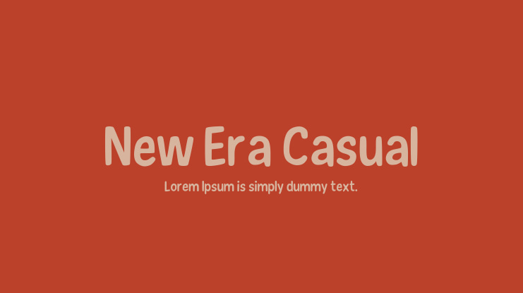 New Era Casual Font Family