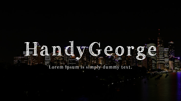 HandyGeorge Font