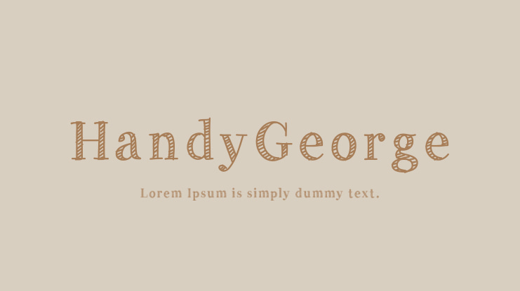 HandyGeorge Font