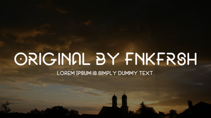 Original by fnkfrsh Font
