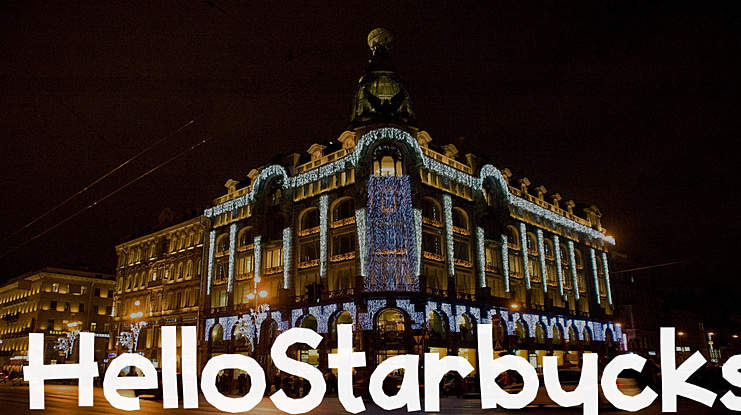 HelloStarbucks Font
