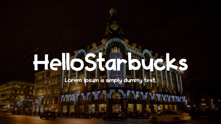 HelloStarbucks Font