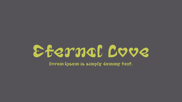 Eternal Love Font Family