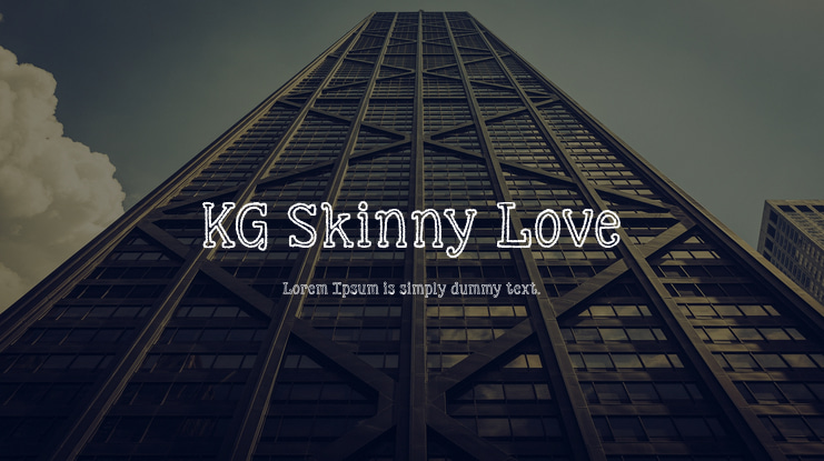 KG Skinny Love Font
