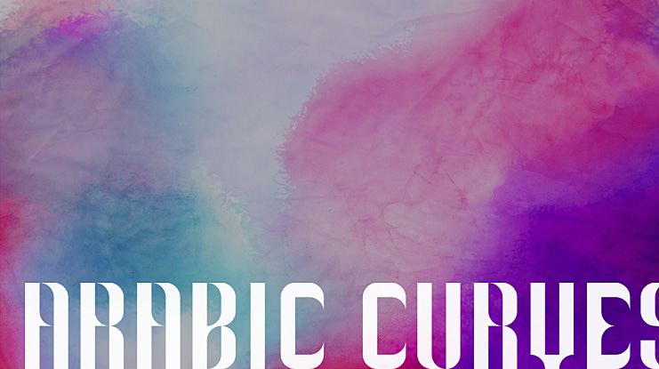 Arabic curves Font
