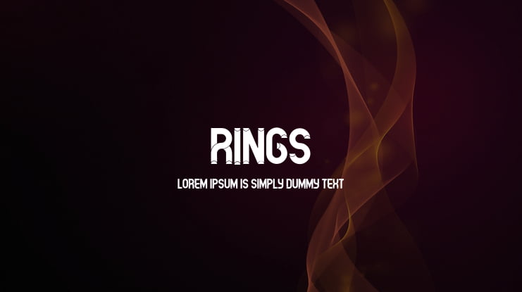 Rings Font