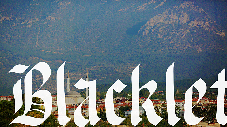Blacklet Font