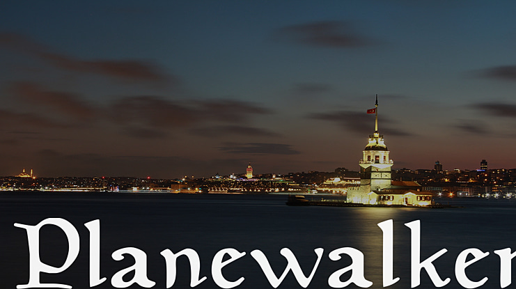 Planewalker Font Family