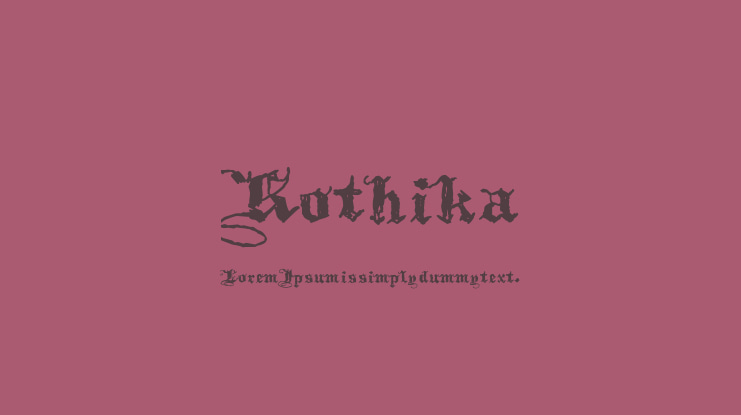 Kothika Font