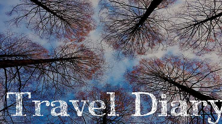 Travel Diary Font