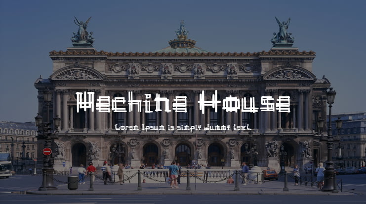 Mechine House Font