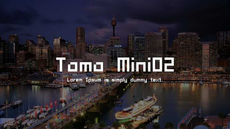 Tama Mini02 Font