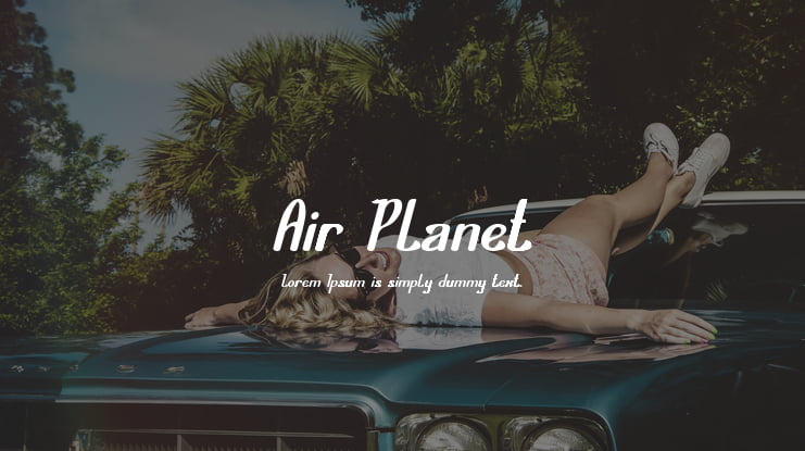 Air Planet Font