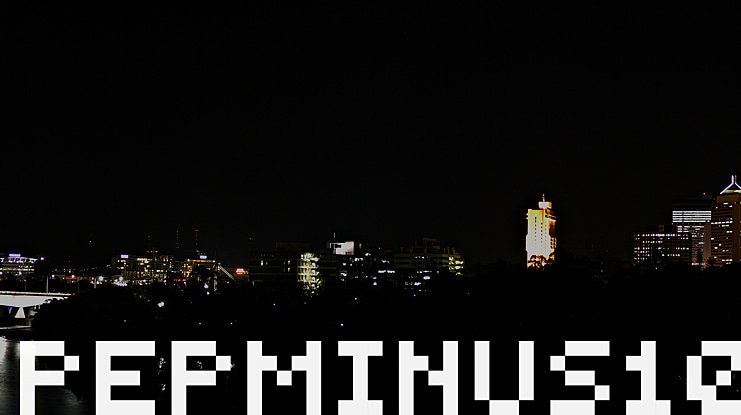 PEPminus10 Font
