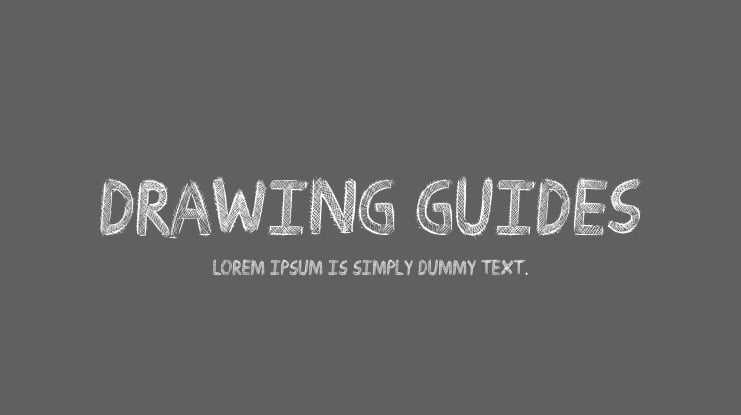 Drawing Guides Font