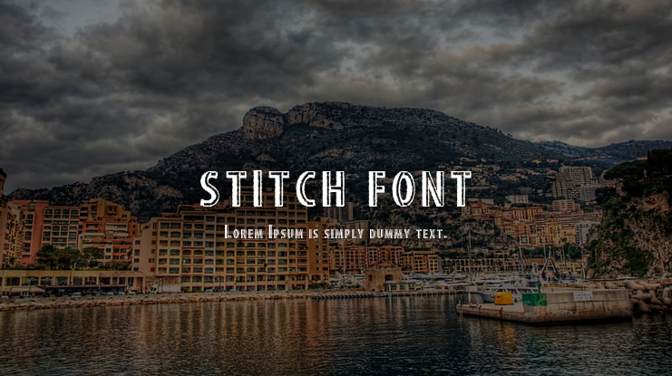 stitch font